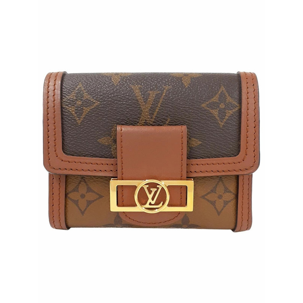 Louis Vuitton Monogram Portefeuille Dauphine Compact Tri fold Wallet